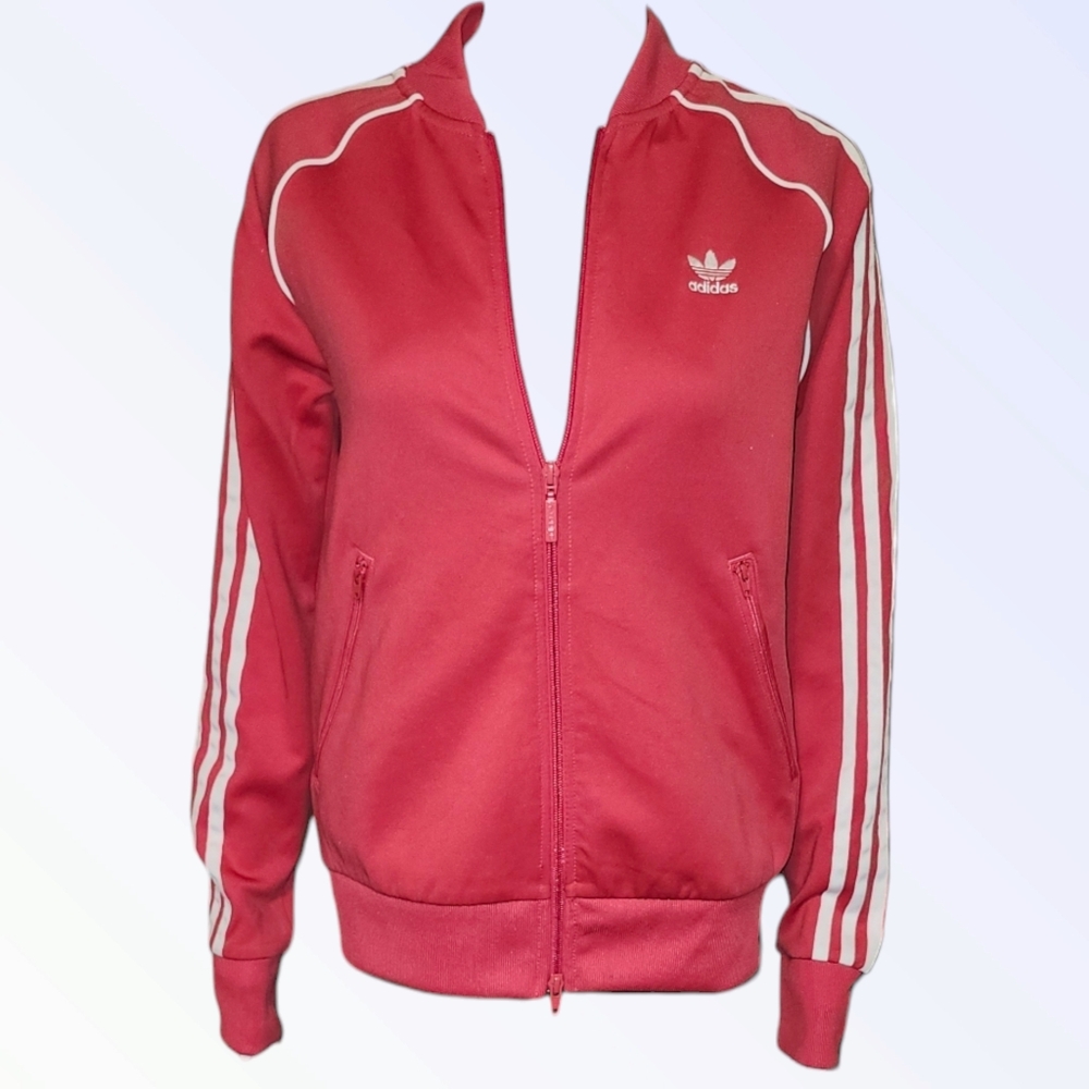 Adidas Primeblue Series Power Pink Track Jacket - Size Small | Y2K Sporty Luxe